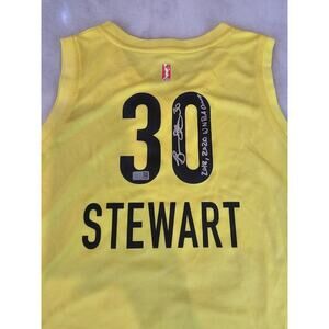 Breanna Stewart Seattle Storm Autographed Yellow Youth Jersey (Steiner CX)
